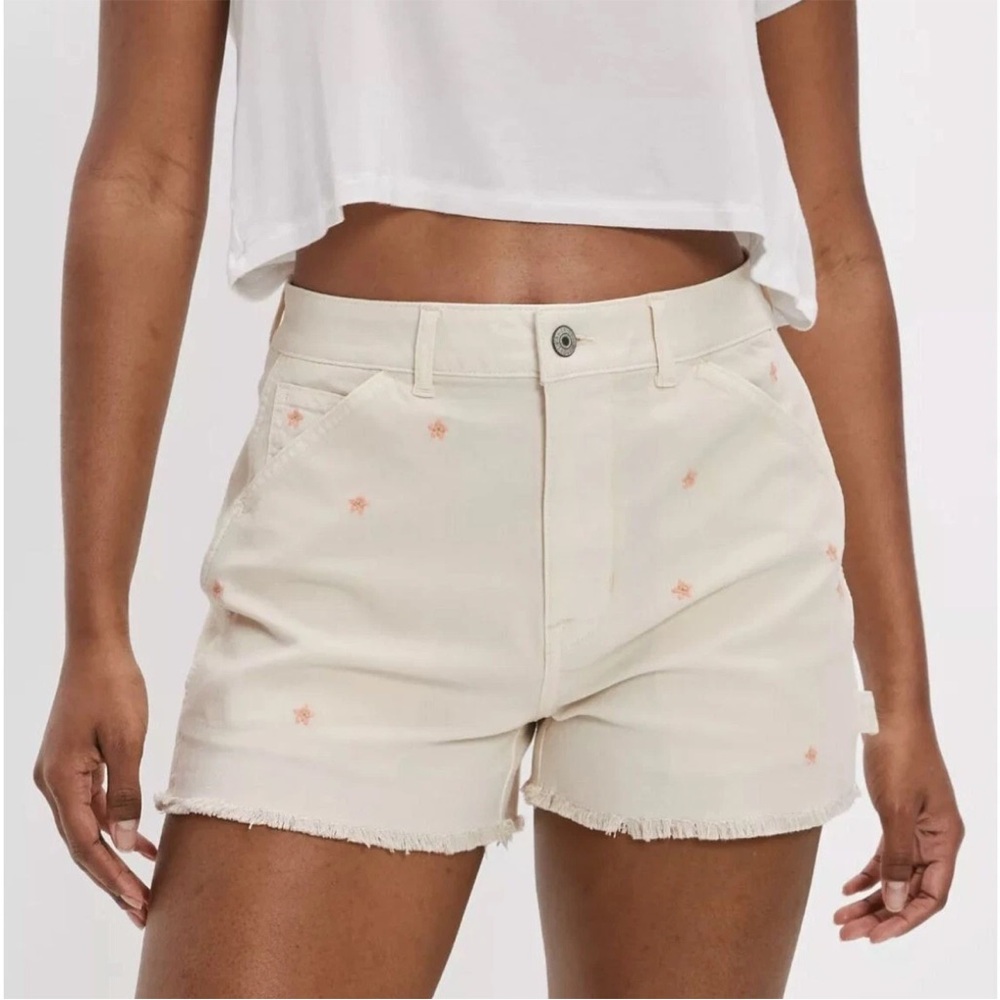 NWT American Eagle Ae Stretch Highest Waist‎ '90s Boyfriend Denim Shorts Sz 2